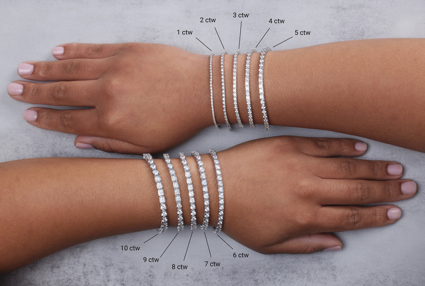 Classic Lab Diamond Tennis Bracelet (7CTW)
