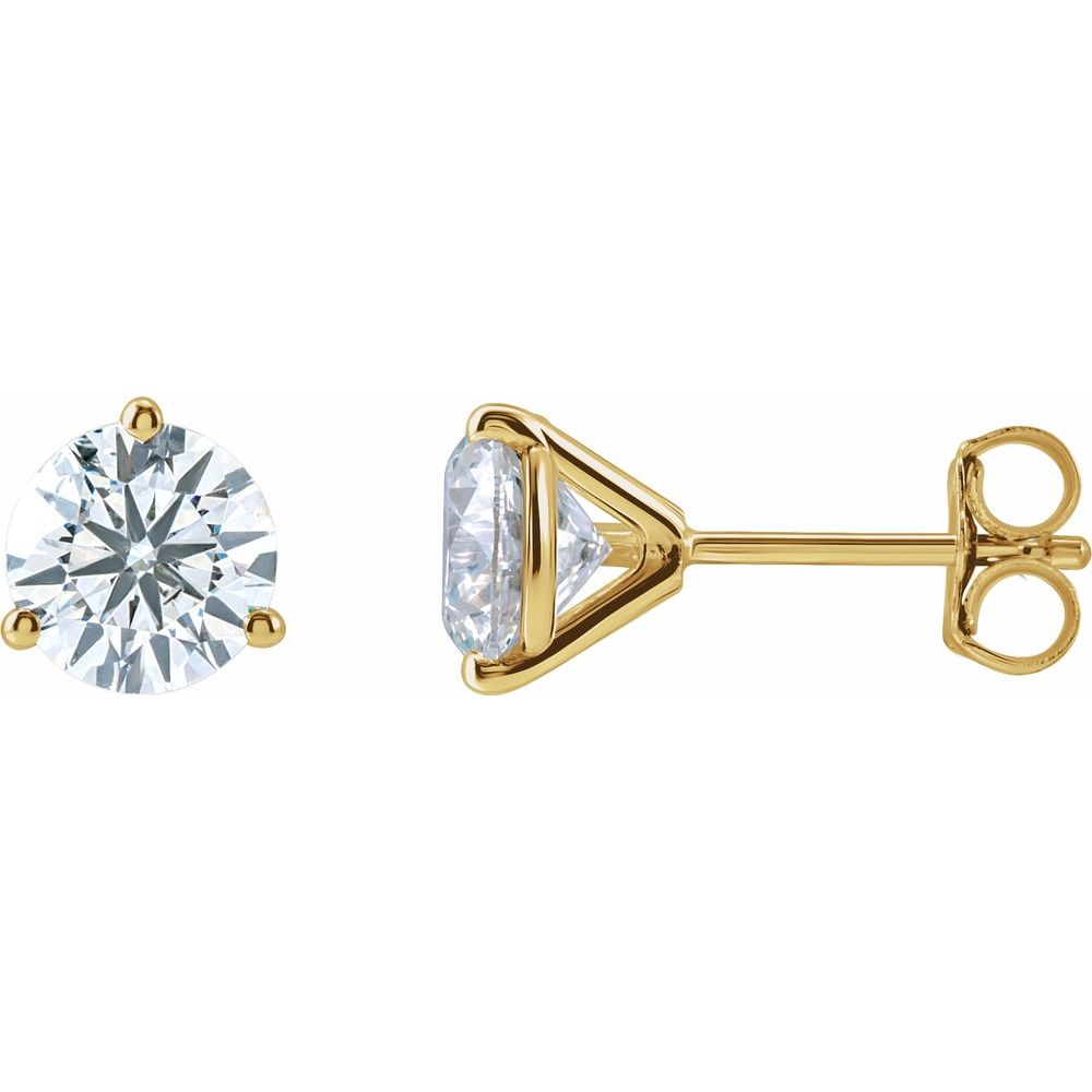Classic Lab Grown Diamond Martini Studs (1.5 CTW)