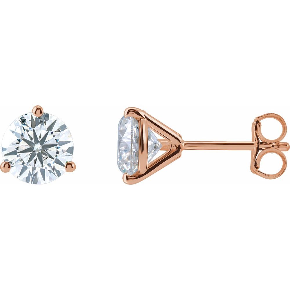 Classic Lab Grown Diamond Martini Studs (1.5 CTW)