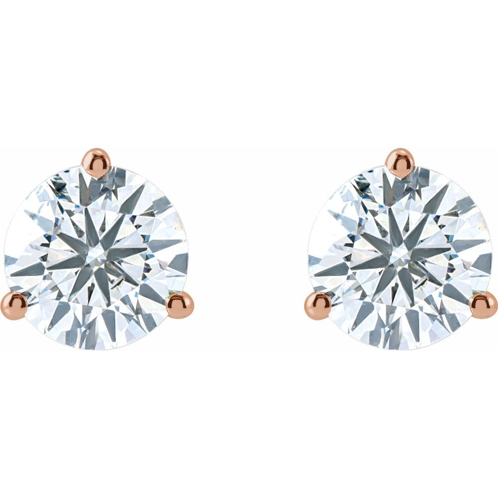Classic Lab Grown Diamond Martini Studs (1.5 CTW)