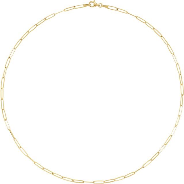Paperclip Link Chain Necklace