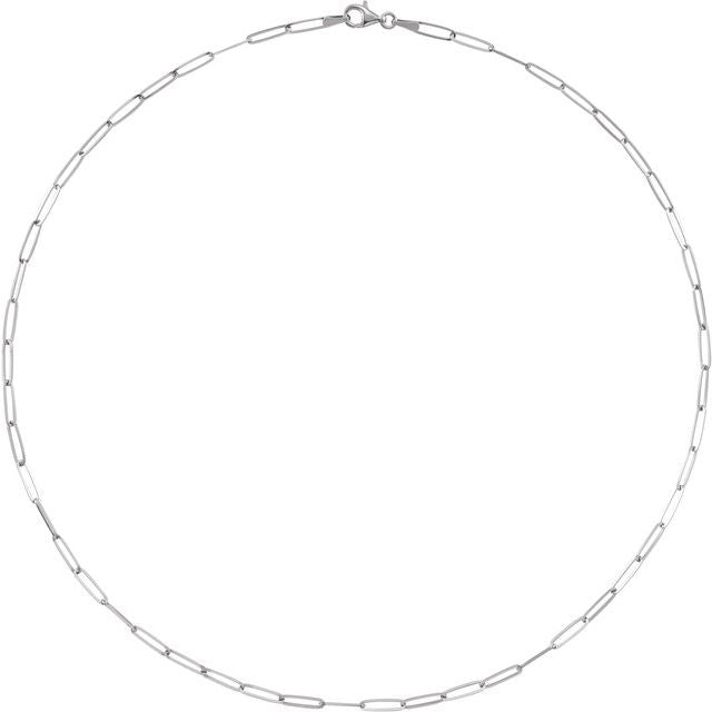 Paperclip Link Chain Necklace