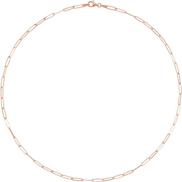 Paperclip Link Chain Necklace