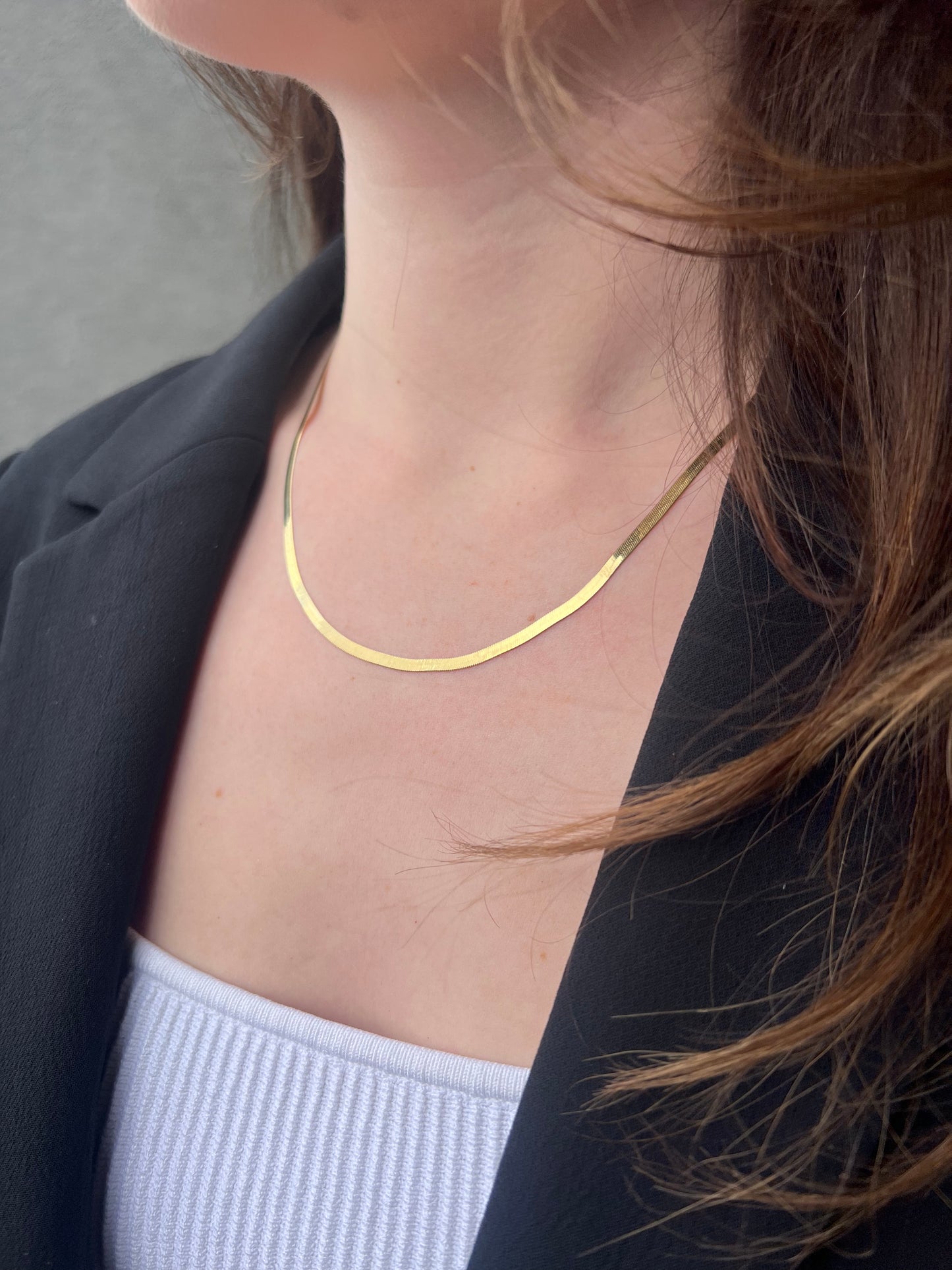 Herringbone Chain Necklace