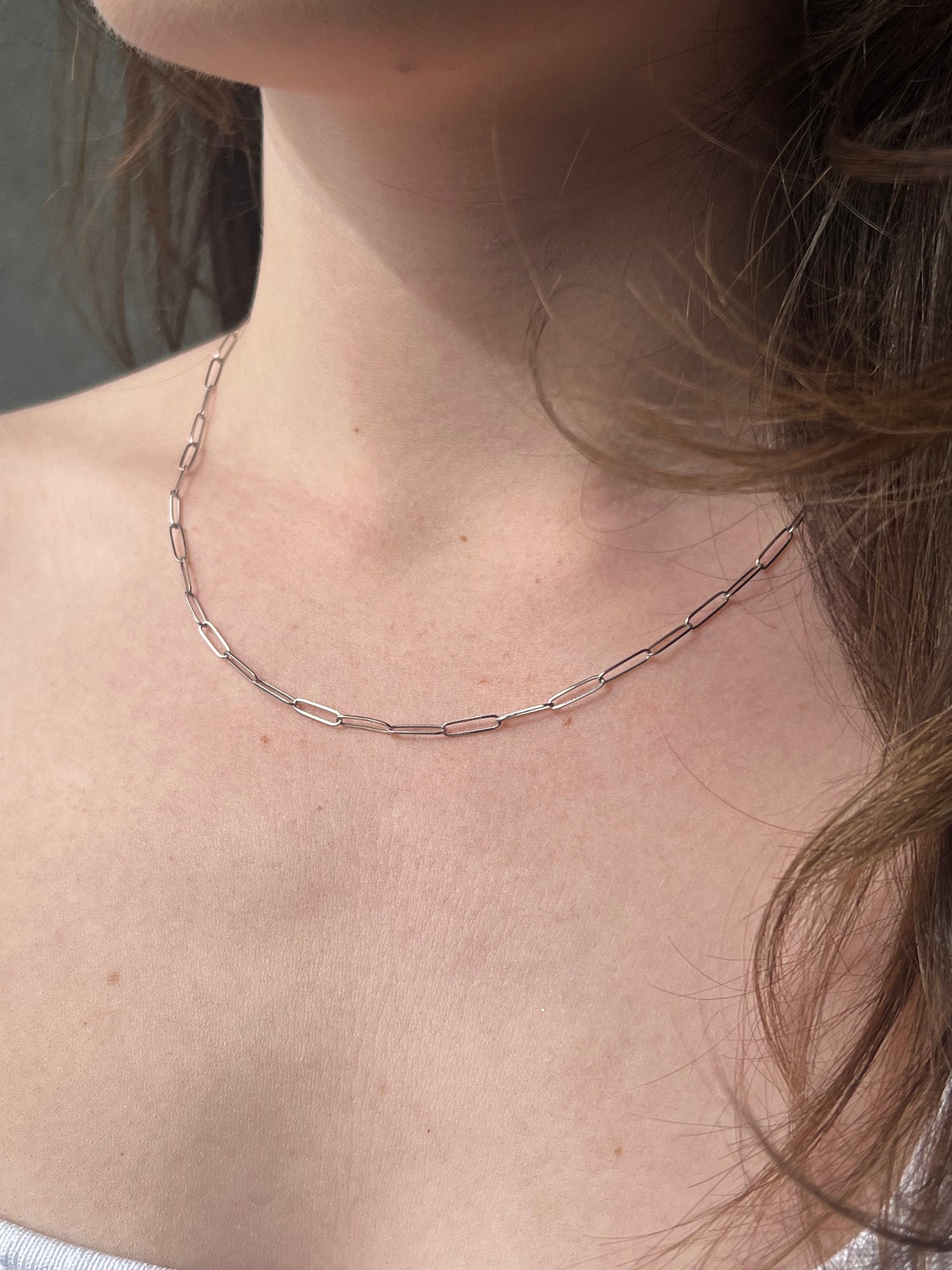 Paperclip Link Chain Necklace