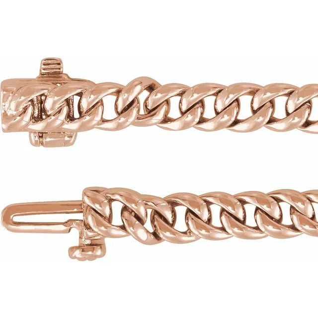 Pave Diamond Curb Chain Bracelet