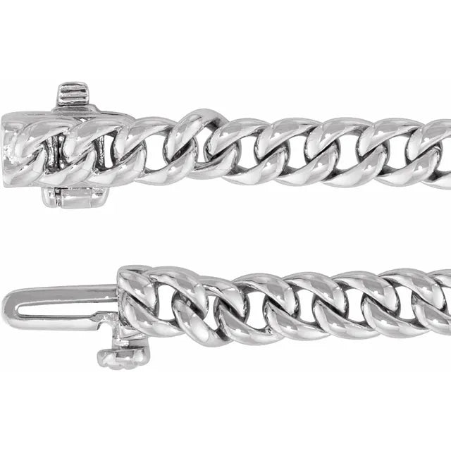 Pave Diamond Curb Chain Bracelet