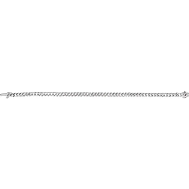 Pave Diamond Curb Chain Bracelet