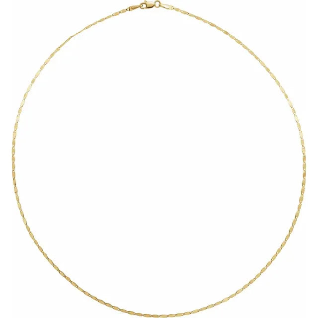 Mirror Link Chain Necklace