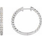 Diamond Eternity Hoops