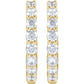 Diamond Eternity Hoops