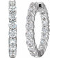 Diamond Eternity Hoops