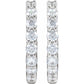 Diamond Eternity Hoops