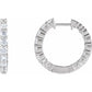 Diamond Eternity Hoops