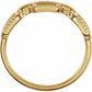 Pavé Diamond Chain Link Ring