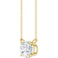 Round Lab Diamond Solitare Necklace (1 CT)